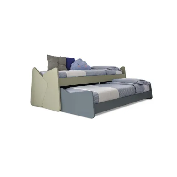 Paar Einzelbetten auf Rädern Muvi Twist