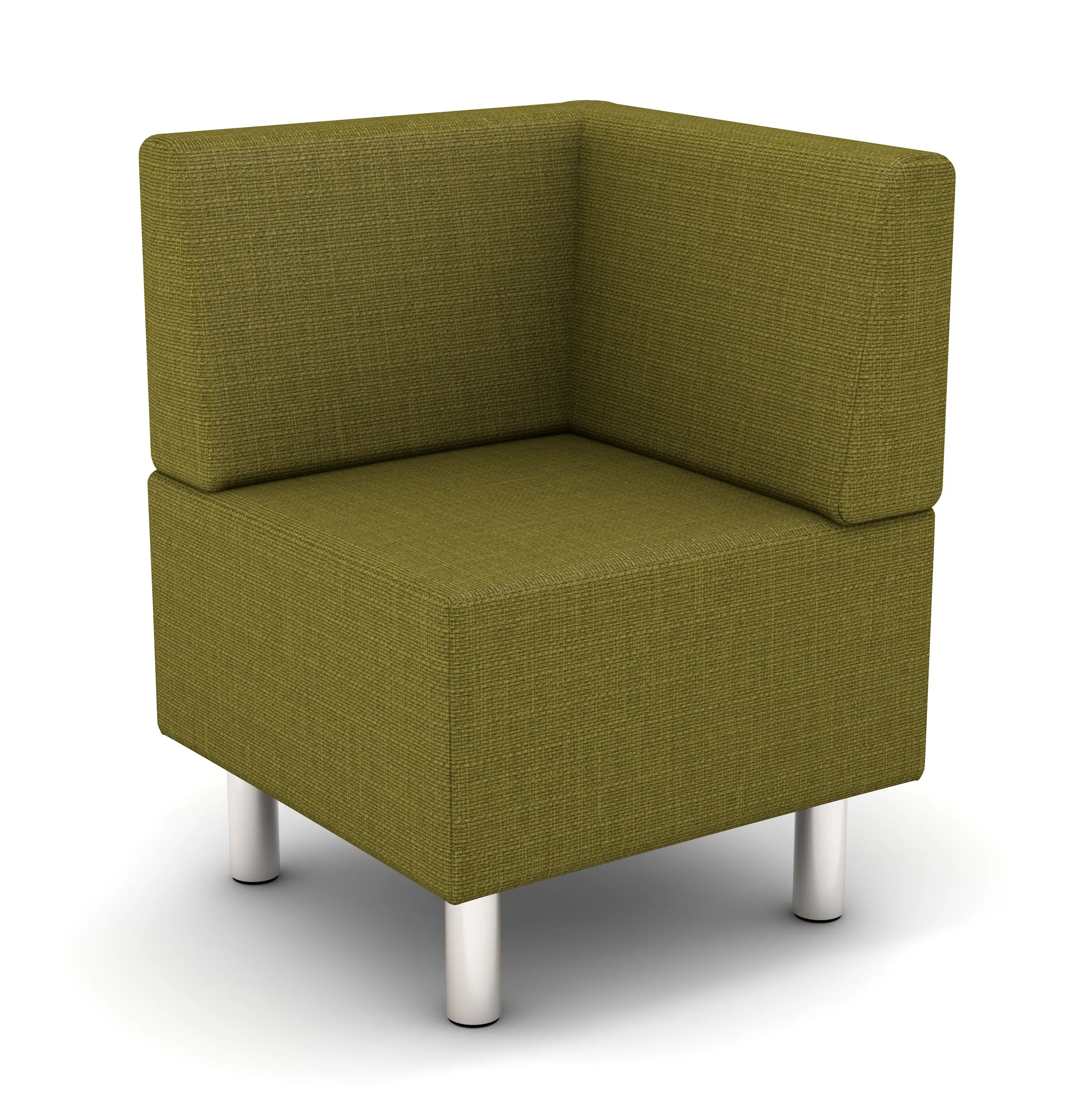 Polsterei Enders Ecksessel “Cubi” mit Stoffbezug, optional schwer entflammbar