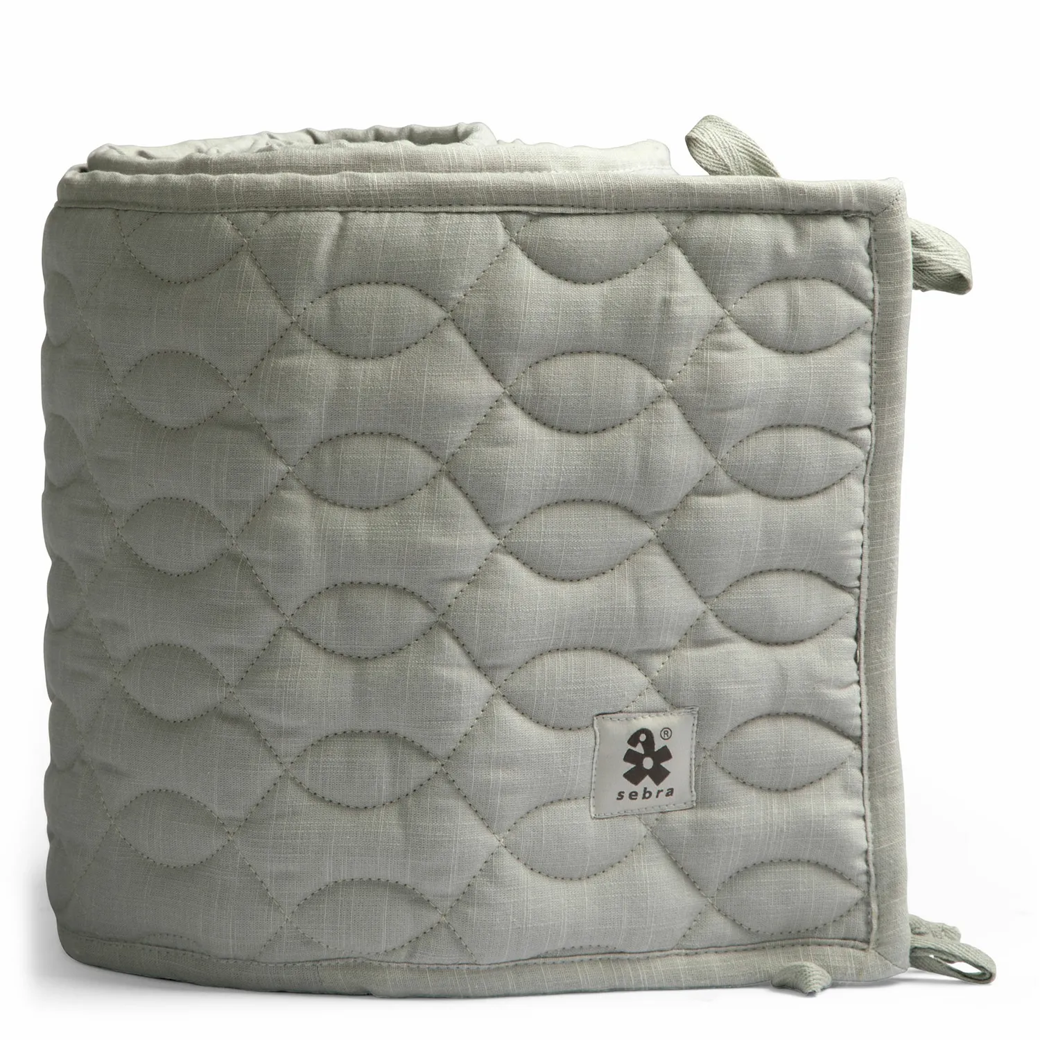 Sebra Babybettchen Kuscheldecke Babydecke Baby Decke Warm Gesteppt Elephant Grey B-Ware