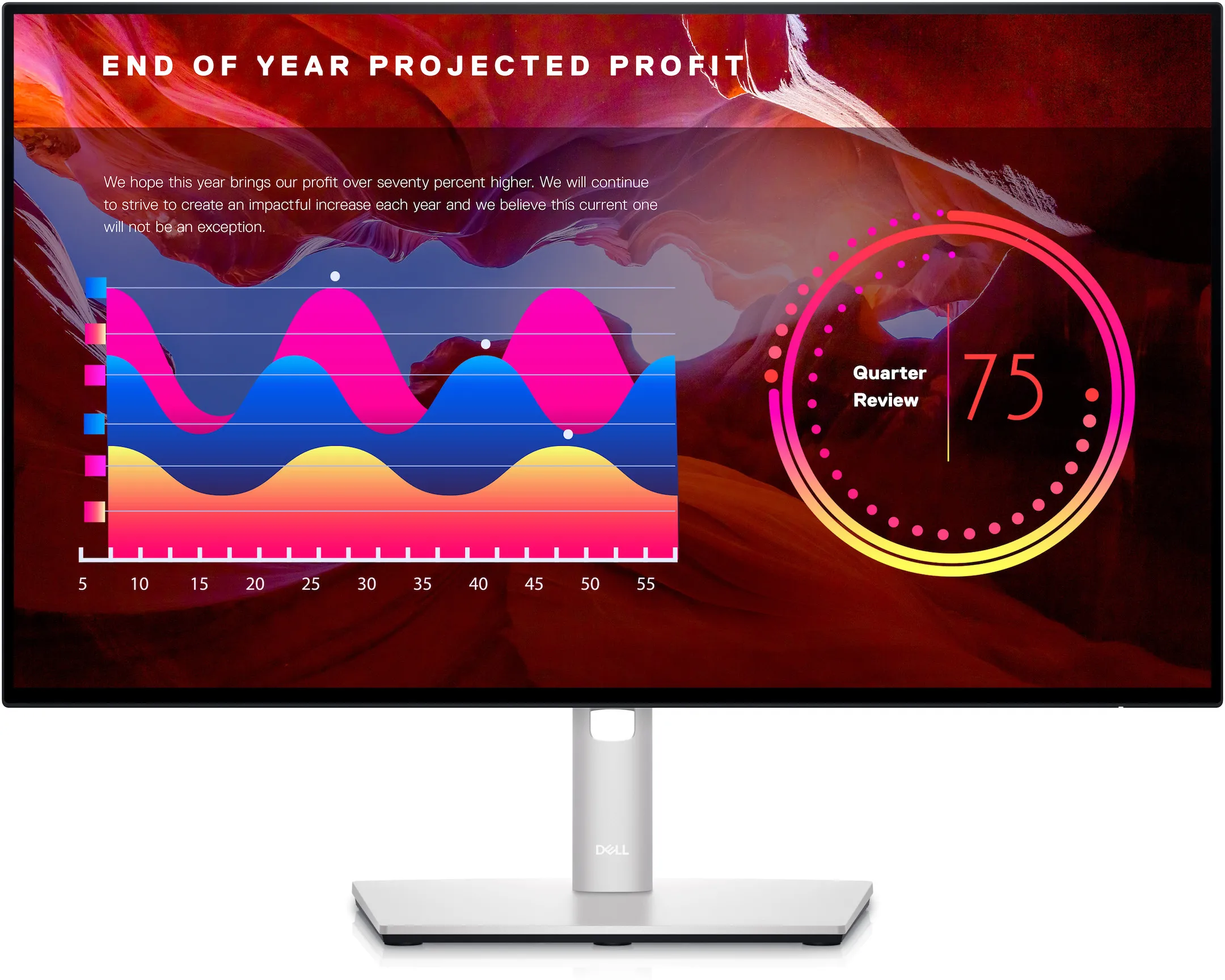 Dell U2422H 24" IPS Monitor, 1920 x 1080 Full HD, 60Hz, 8ms