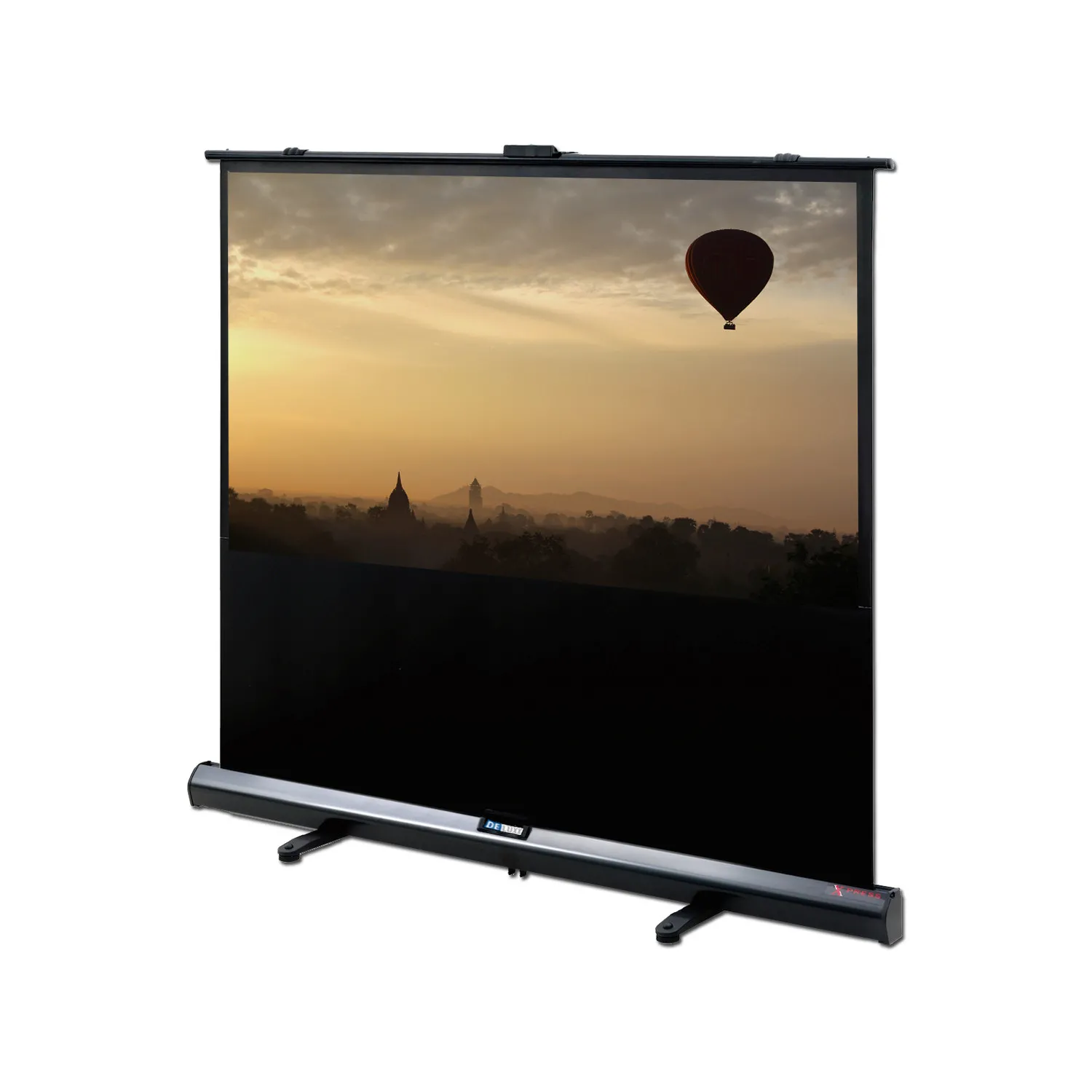 DELUXX Advanced Portable Self-Stand-X 155 x 87,1 cm 16:9 Mattweiss Polaro