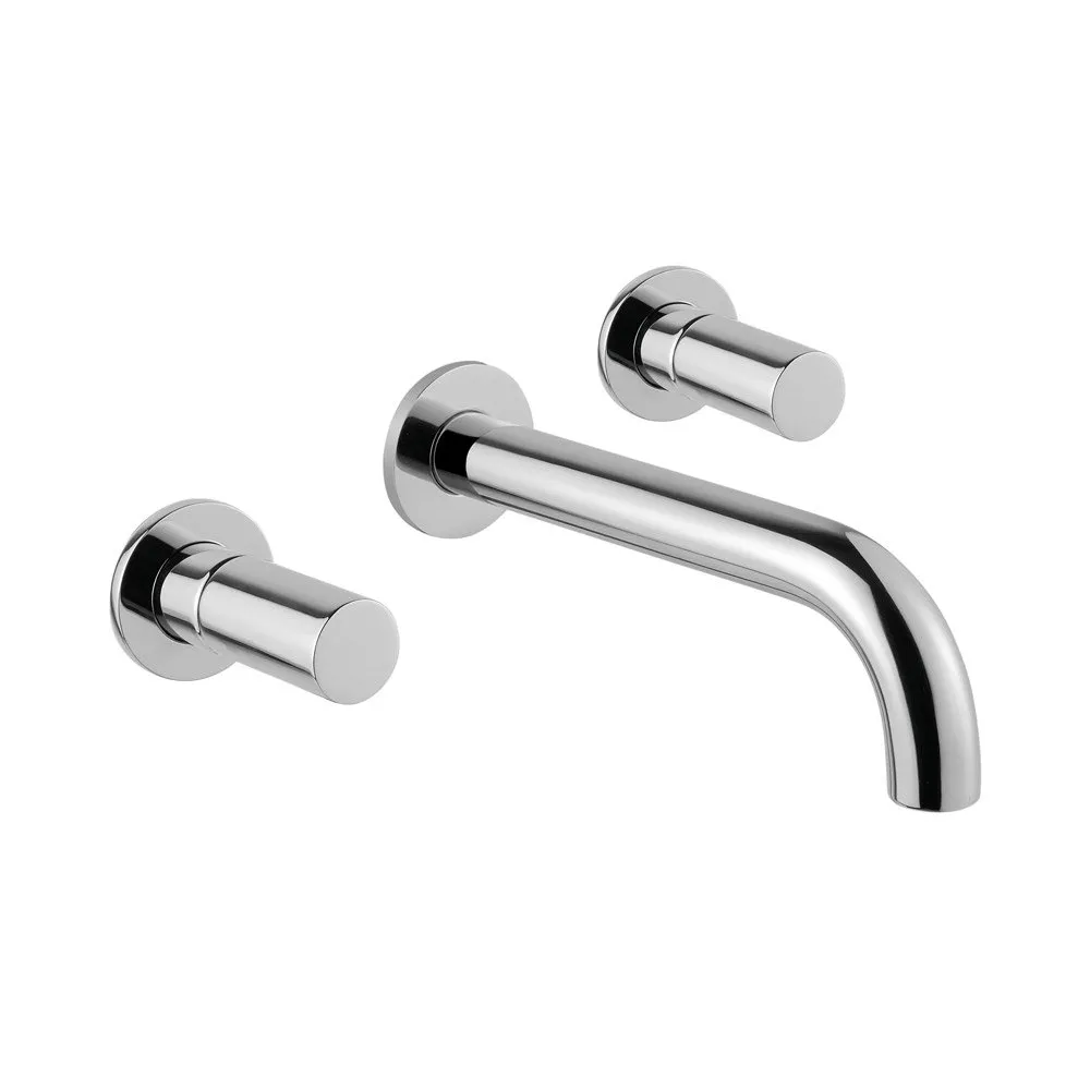 BUGNATESE MOON WANDMONTIERTER WASCHTISCHAUSLAUF 22 CM OHNE ABLAUF VERCHROMT