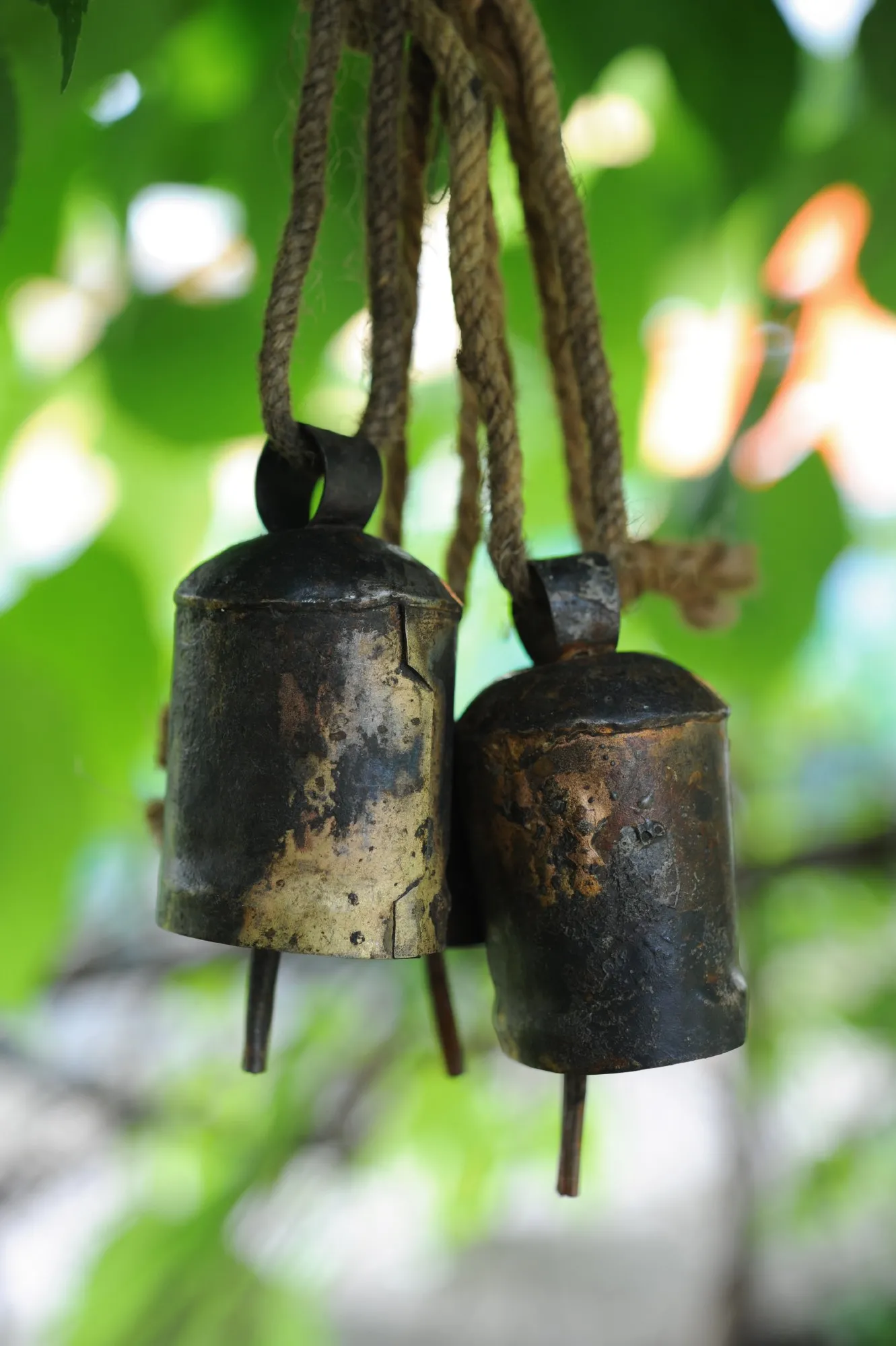 Alte Ziegenglocke M, H 6,5 cm, Ø 2,5 cm