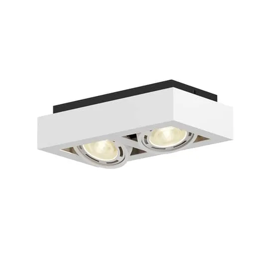 Arcchio Led Deckenstrahler Ronka Deckenlampe Deckenleuchte Gu10 2 Flammig Wei894 B-Ware