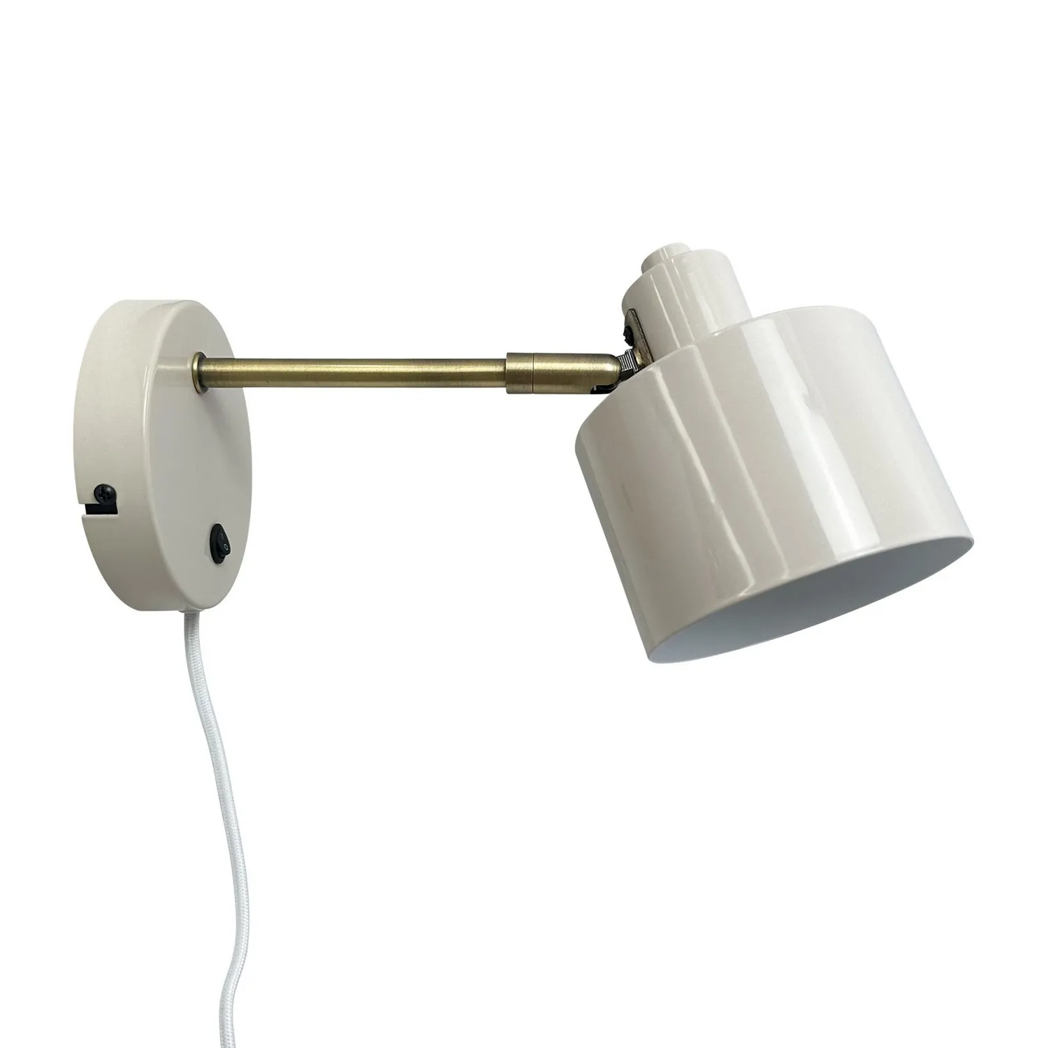 Dyberg Larsen Wandlampe Ocean Beige ø 11 Cm Metall Wandleuchte Lampe Leuchte B-Ware