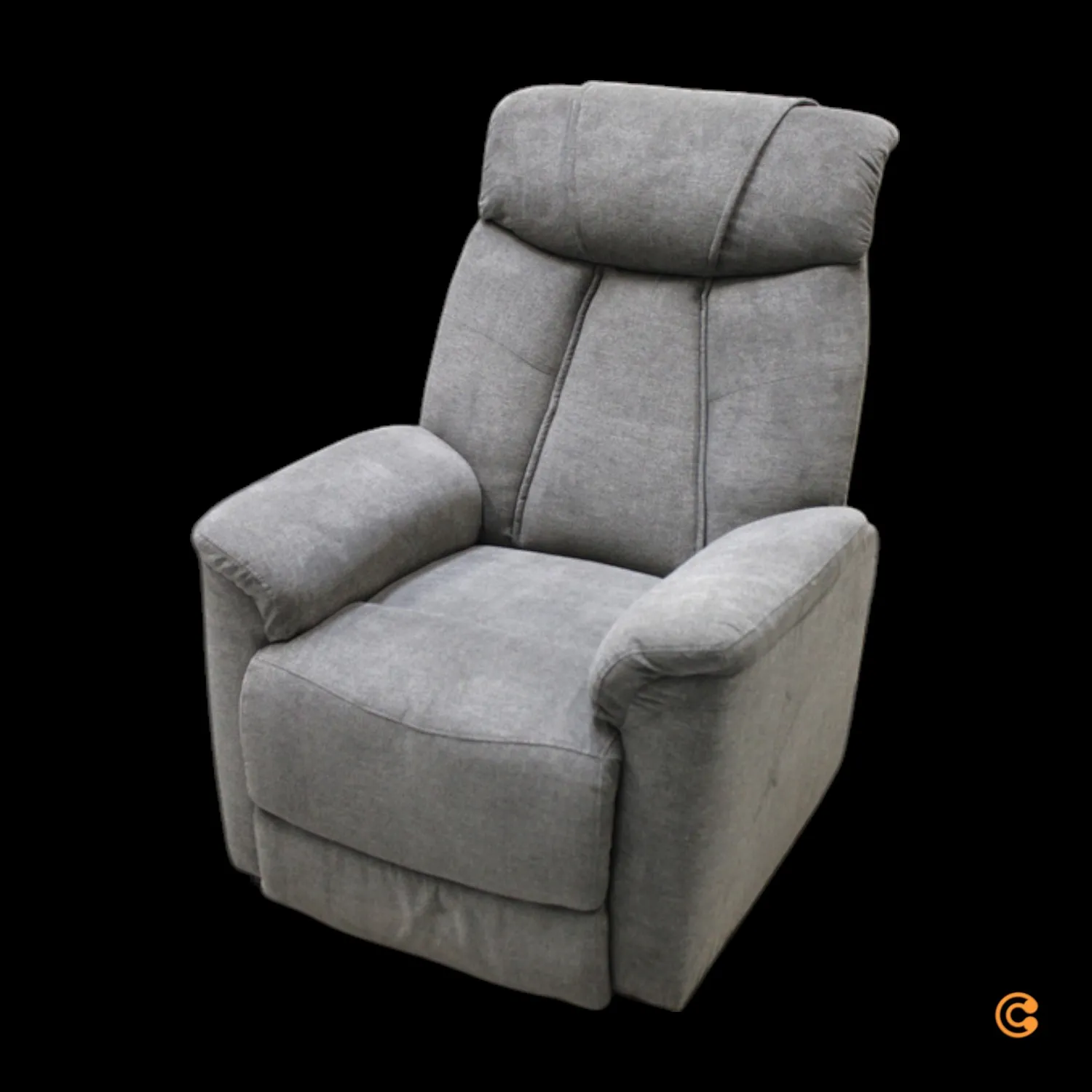 loftscape Fernsehsessel Loccota Sessel Dunkelgrau Wohnzimmermöbel DEFEKTWARE