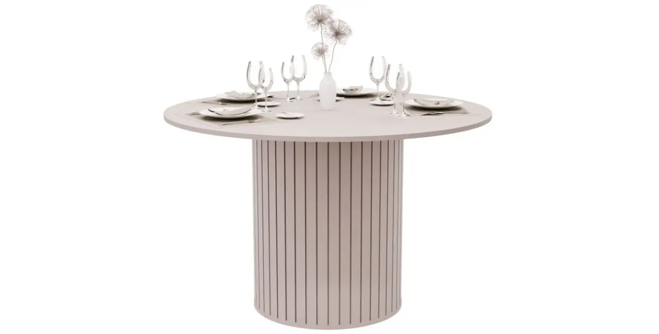 Tisch ELODIE 120 cm Kaschmir