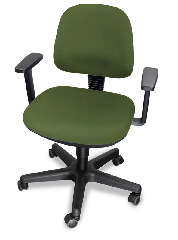 ORG-DELTA Drehstuhl “Nesta” mit Kunstlederbezug, optional mit Armlehnen