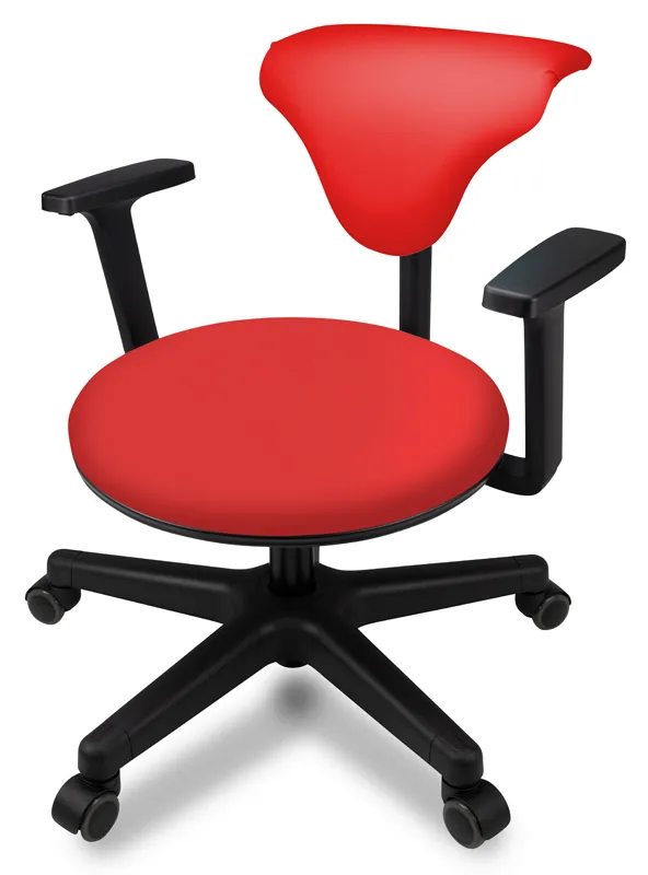 ORG-DELTA Drehstuhl “Neflex Kombi” mit Kunstlederbezug, optional mit Armlehnen