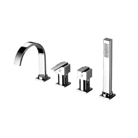 GABOLI FRATELLI KLIP BADEWANNENRANDMISCHER 4 LOCH MIT KIT DUSCHE