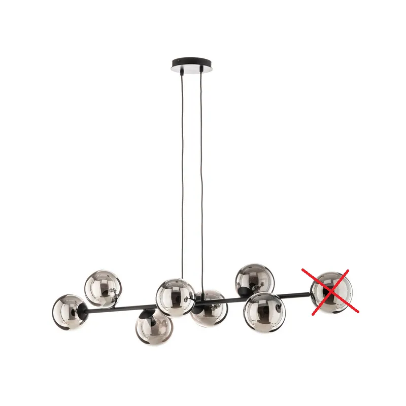 Euluna Hängeleuchte Hängelampe Lampe Leuchte Glassy Glasschirm SIEHE TEXT/FOTO