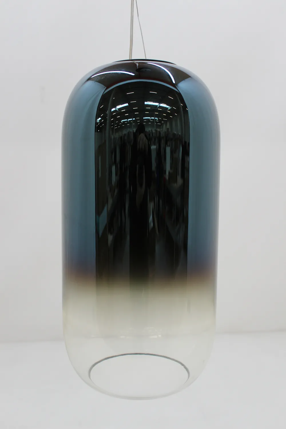 Gople Hängelampe Deckenlampe Pendelleuchte Lampe Glas Blau Siehe Text B-Ware