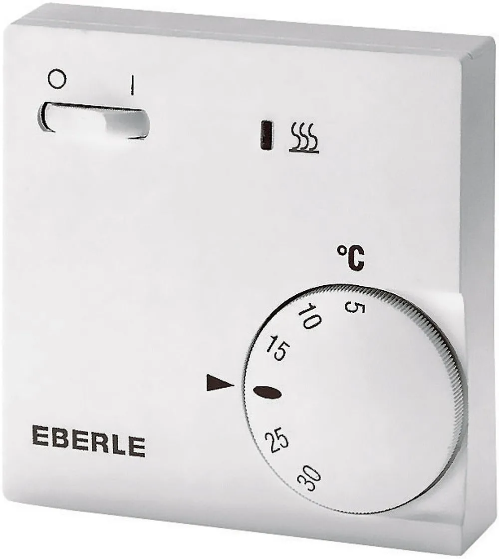 Eberle Raumthermostat Aufputz Raumtemperaturregler Raumregler Aufputz Rtr E 6202 B-Ware