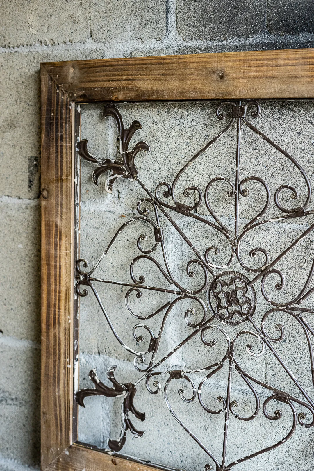 Wandbild 'Herzenranke', B 66 cm, H 66 cm, T 2 cm