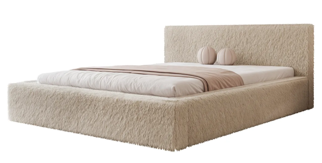 Polsterbett Fluffy 180x200 Doppelbett Bettgestell Lattenrost