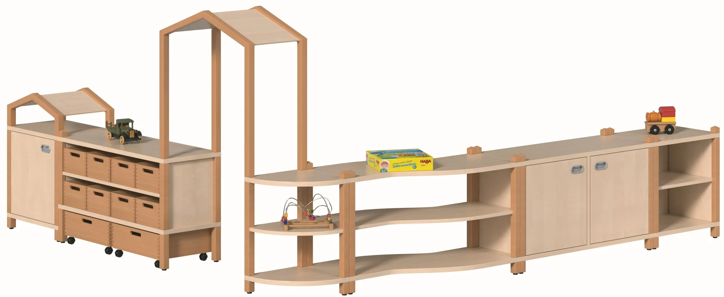 Regalsystem "Jannis", Stollenregalsystem