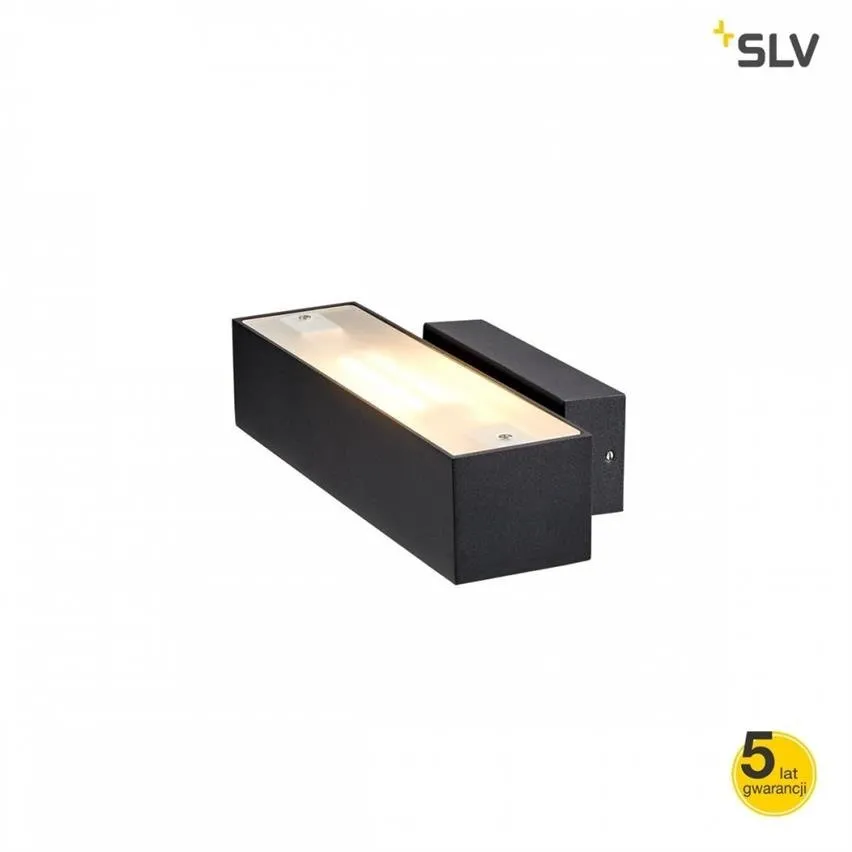 ANDREAS Innenwandleuchte QT-DE12 R7s rechteckig schwarz Spotline