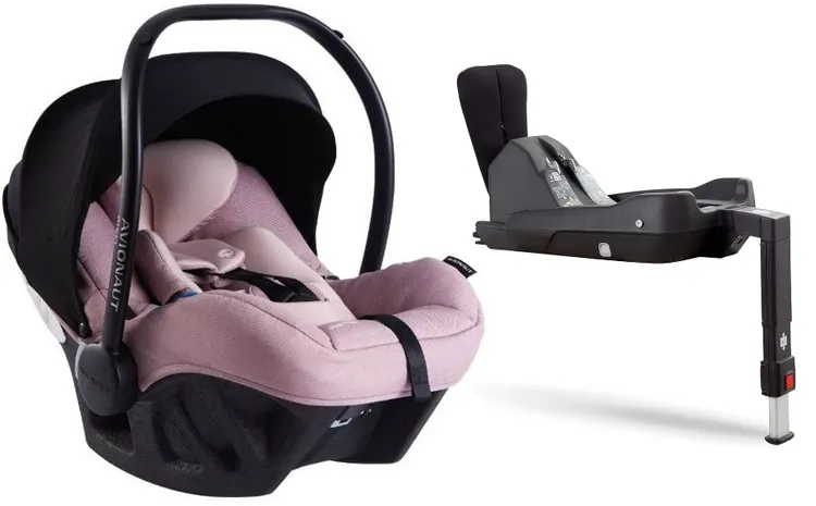 Avionaut Pixel Pro Kindersitz 0-13kg + Basis Isofix Beige Pink Pro 05 AV-304.  PROFI. A5