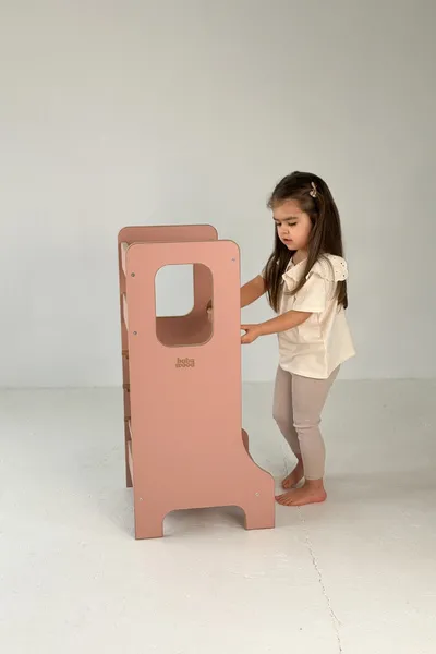 Baby Wood Slim M Küchenhelfer Rosa