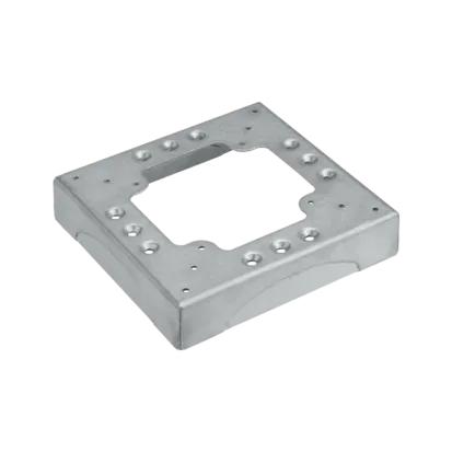 Basis DCS ALU Base 4 Nuten aus Edelstahl 85x18m Kontakt Simon Connect KTA804/8