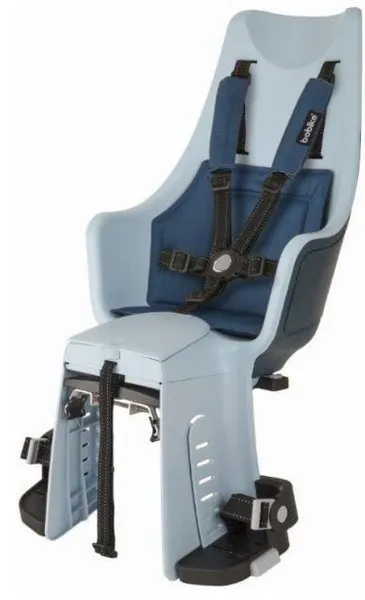Bobike Fahrradsitz Exclusive Maxi Plus für Gepäckträger Denim Deluxe