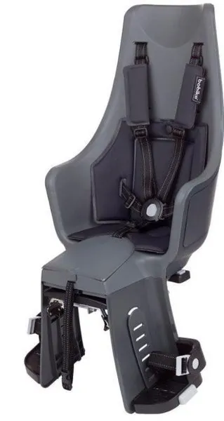 Bobike Fahrradsitz Exclusive Maxi Plus für Gepäckträger Urban Grey
