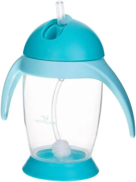 Bocioland Pinguin Becher mit Strohhalm Blau BOC0543