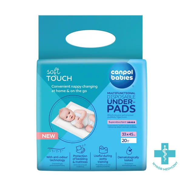 Canpol Babies Multifunktionale Hygiene-Pads 20 Stk. 78/009