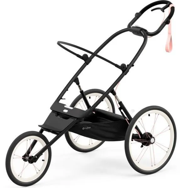 Cybex Avi Running Stroller Rack Cybex Sports Schwarz mit rosa Details
