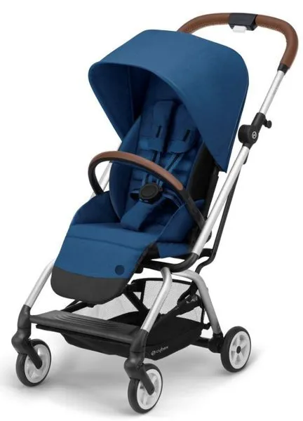 Cybex Eezy S Twist 2 Kinderwagen Silber Frame Marineblau