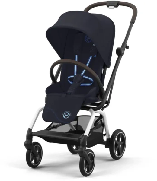 Cybex Eezy S Twist Plus 2 Kinderwagen Kinderwagen Silber Frame Dark Blue 2024