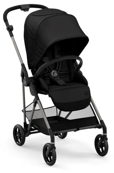 Cybex Melio 2.0 Kinderwagen Deep Black