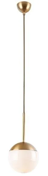 Dallas E14 Kugel Pendelleuchte gold weiß P0241 Maxlight