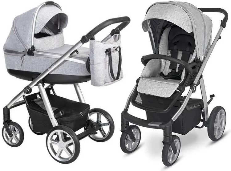 Espiro Next Up 2-in-1 Kinderwagen 07 Grey Center Melange