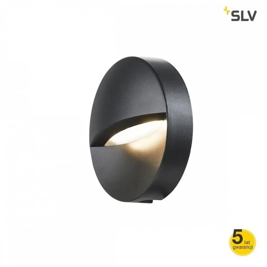 Garten-Wandleuchte DOWNUNDER OUT LED 4,5W 140lm 3000/4000K IP65 rund anthrazit Spotline