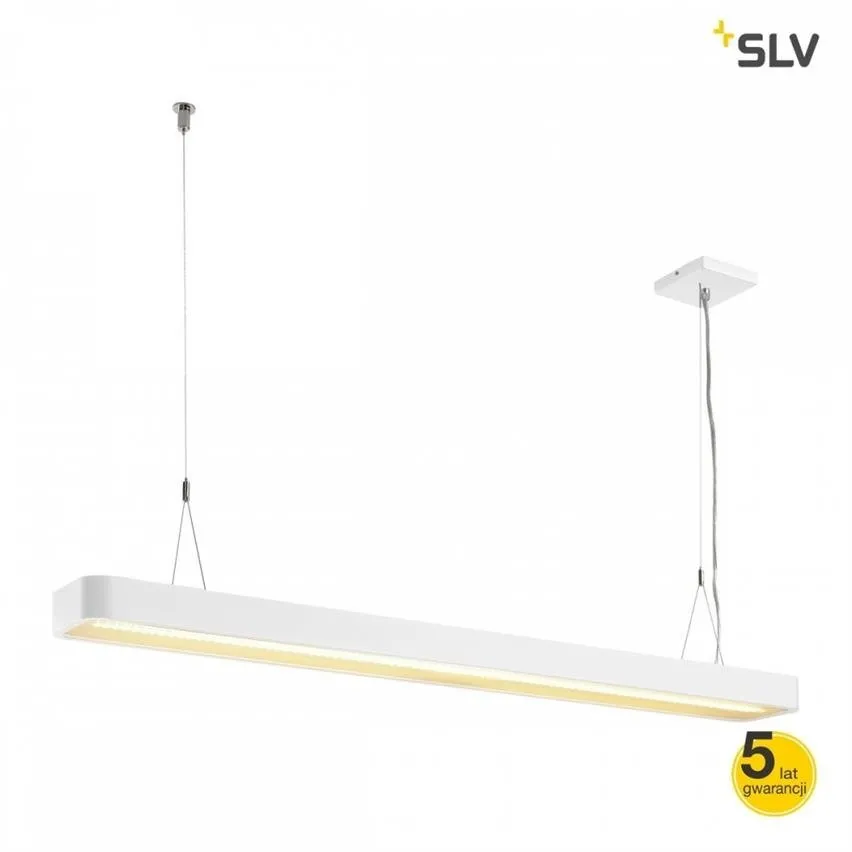 Innen-Pendelleuchte WORKLIGHT PD DALI LED 49W 3000K 3600lm/1800lm rechteckig weiß Spotline