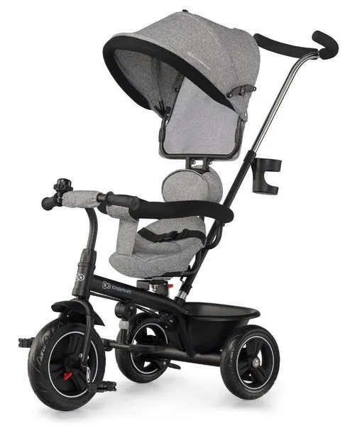 Kinderkraft Freeway Dreirad 3in1 Grau Melange