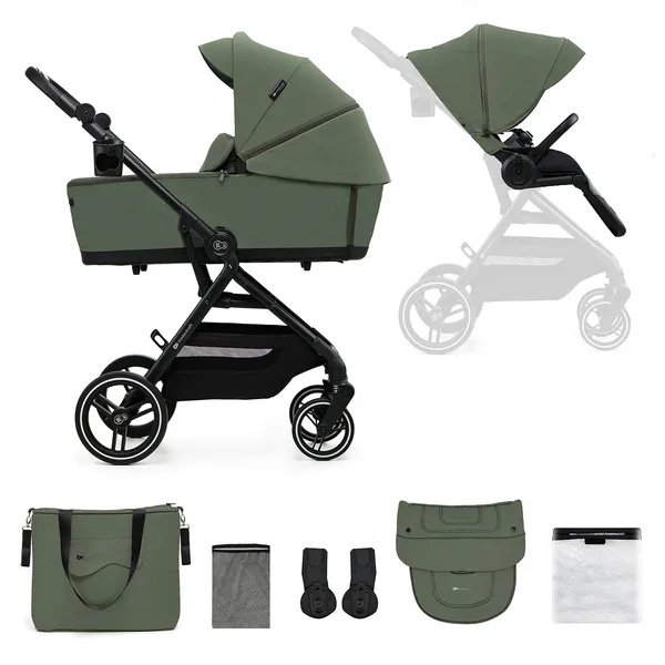 Kinderkraft Yoxi 2-in-1-Kinderwagen Mystic Green