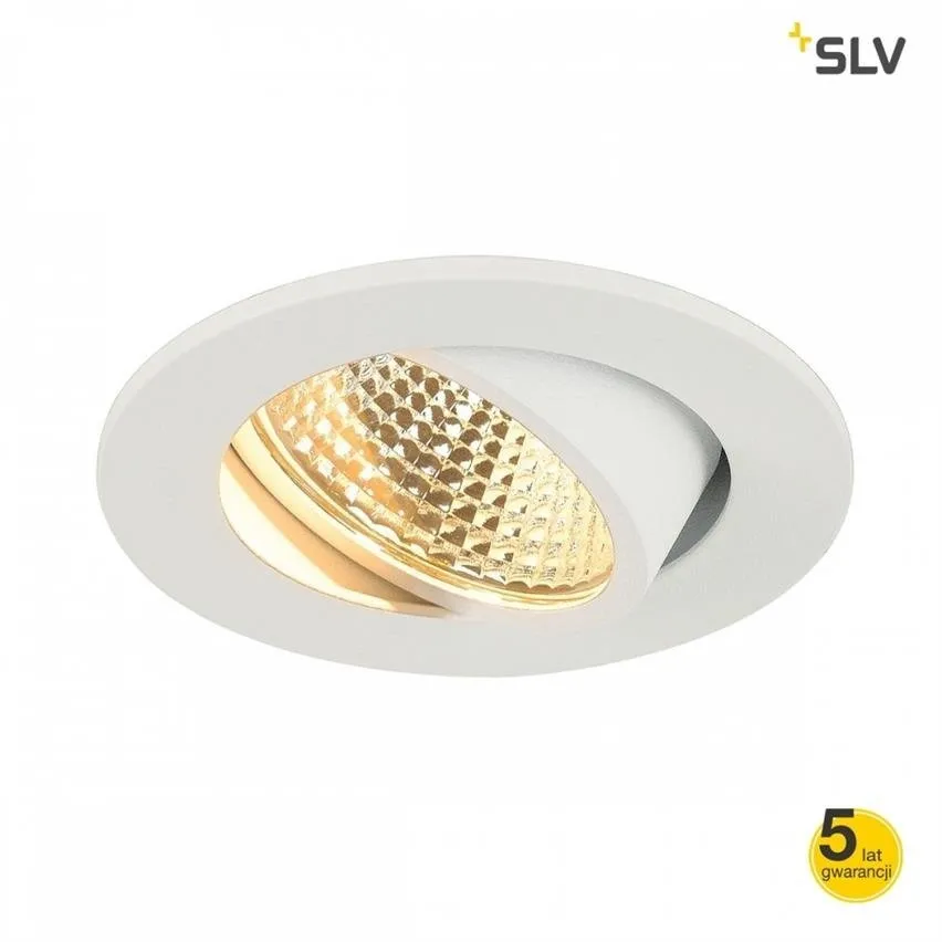 LED-Deckeneinbauleuchte NEW TRIA 68 rund 38° 5,3W 300m 2700K weiß Spotline