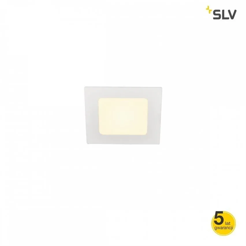 LED-Deckeneinbauleuchte SENSER 12 DL 6W, 440lm, 3000K, quadratisch, weiß Spotline