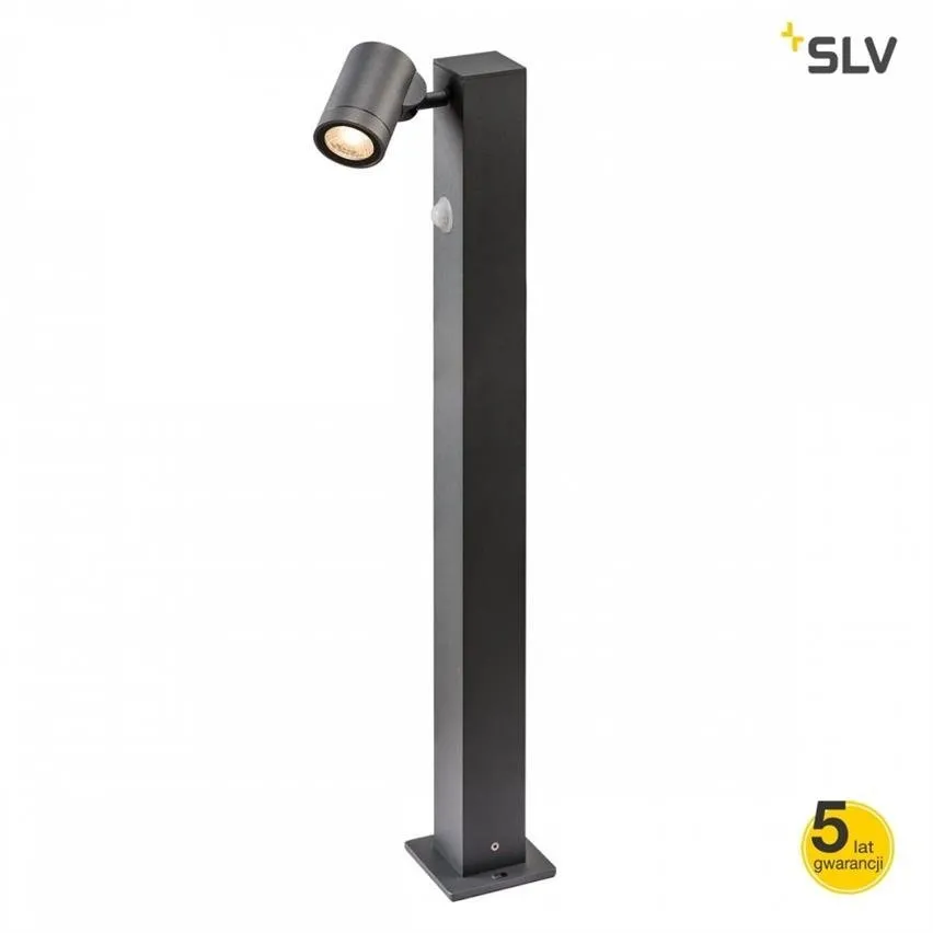 LED-Gartenleuchte HELIA I SENSOR FL mit Bewegungsmelder 8W 450lm 3000K IP55 anthrazit Spotline