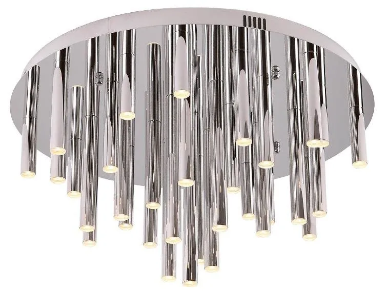 LED Plafond Organisch groß chrom 33W 3000K 1980lm dimmbar C0115D Maxlight