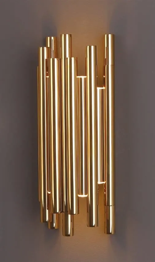 LED-Wandleuchte Organic gold 8W 3000K 360lm W0187 Maxlight