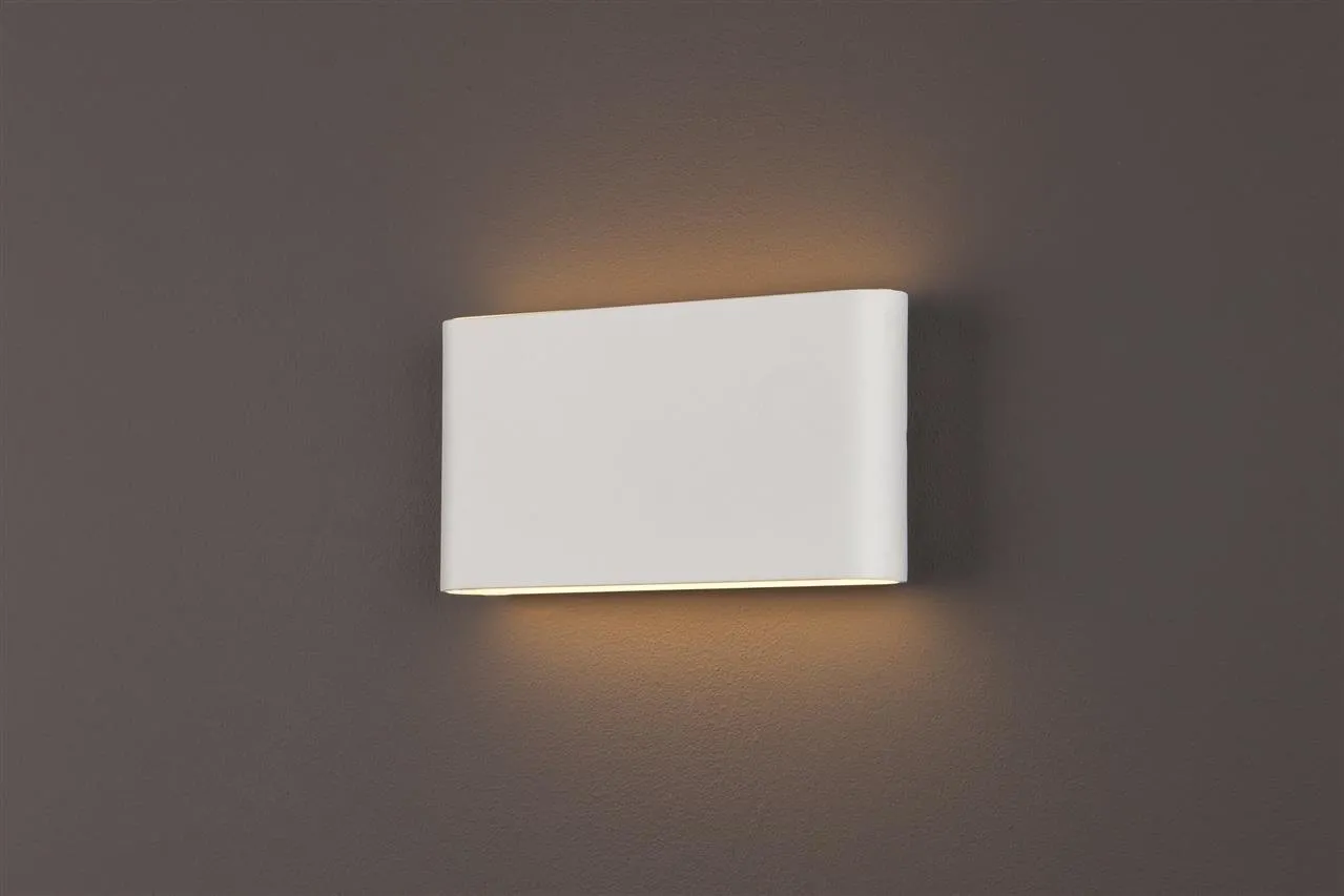 LED-Wandleuchte Zone II 2x4W 3000K 626lm weiß rechteckig W0201 Maxlight