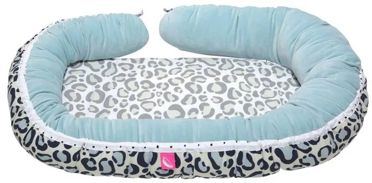 Motherhood 2in1 Nest Baby + Laufstall Junior Ocelot Blau
