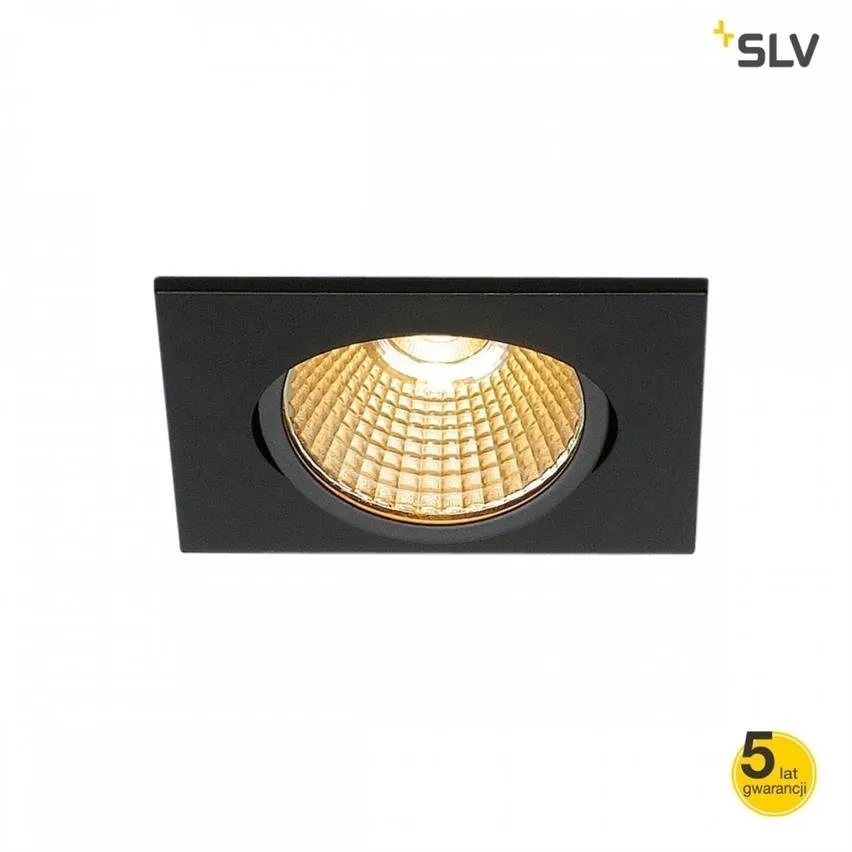 NEW TRIA 68 square 38° 11W 800m 2700K schwarz Spotline LED-Deckeneinbauleuchte