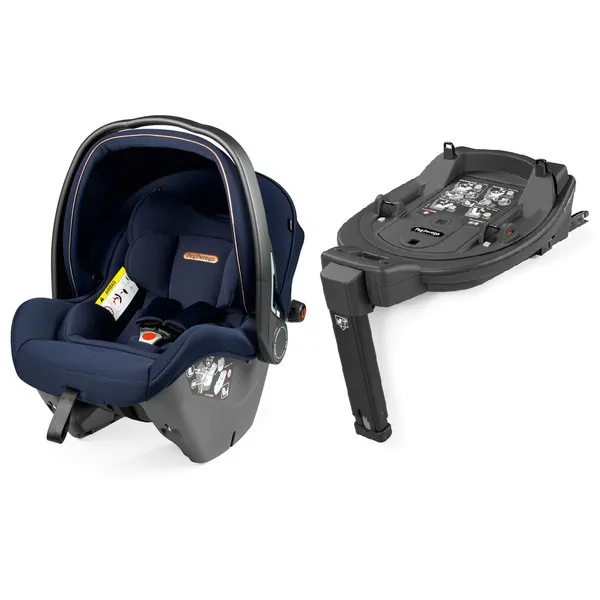 PegPerego Primo Viaggio SLK Autositz 0-13kg + Basis Twist Blue Shine