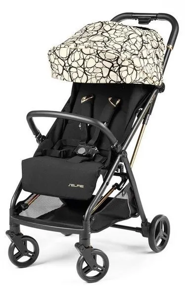 PegPerego Selfie-Kinderwagen Grafik Gold