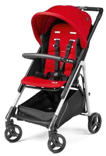 PegPerego Yes Walking Kinderwagen Rote Schleife