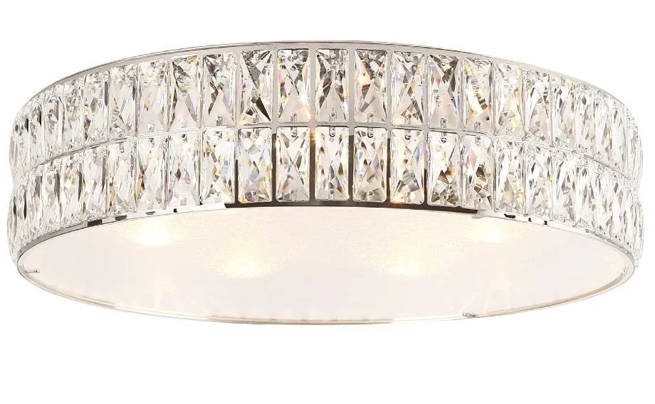 Plafond Diamante groß 6xG9 Chrom Kristalle C0122 Maxlight